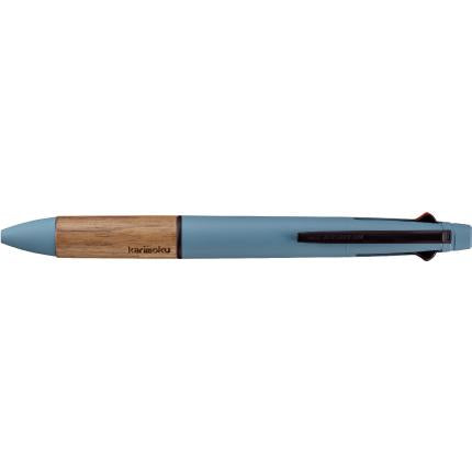 ボールペン 名入れ 無料 ジェットストリーム カリモク家具 コラボ 4&1 0.5mm MSXE5-KF-05 Karimoku Furniture 多機能ボールペン ギフト 三菱鉛筆 卒業記念品 入学祝 就職祝 誕生日プレゼント 父の日 母の日 成人式 記念品