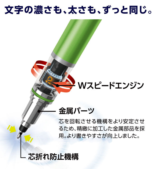 クルトガ アドバンス 替芯セット(本体+クルトガ替芯)