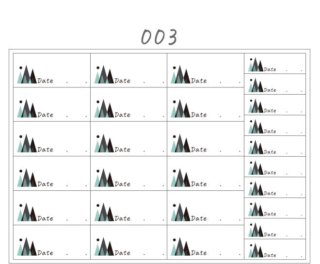 インデックス シール