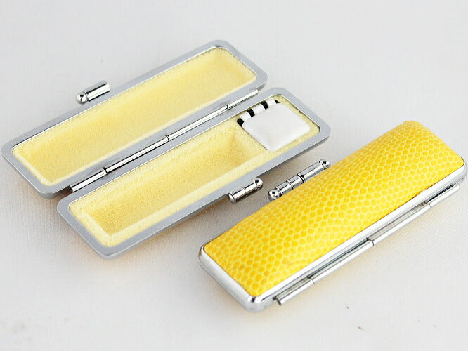 サニートカゲ印鑑ケース 【15.0mm用】 イエロー