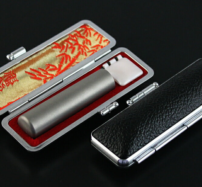 シルバーブラストチタン 高級もみ革ケース付 【10.5〜15.0mm】