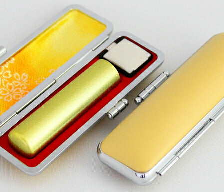 カラー天然本水牛 パステルケース付(イエロー) 【13.5mm】 メタリックイエロー