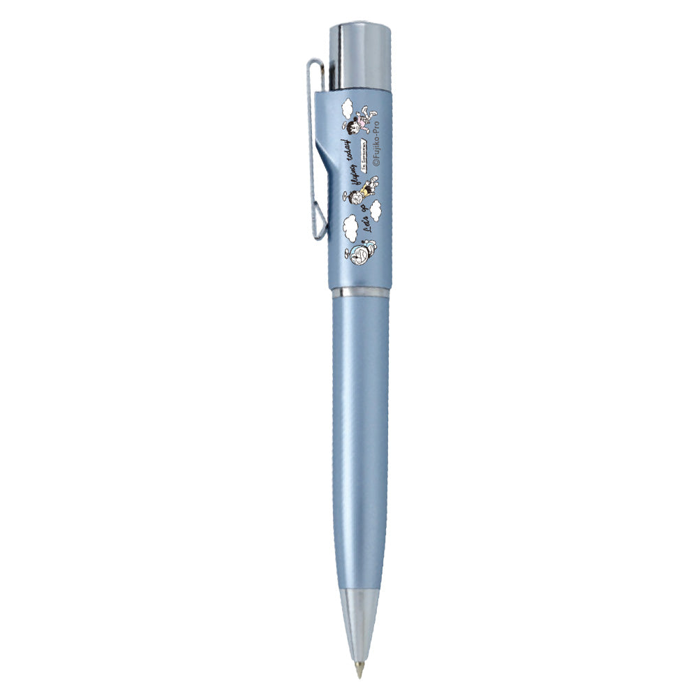 I'm Doraemon ドラえもん スタンペンGノック式 浸透印 ネーム印 黒ボールペン 名入れ 9mm 楷書体 はんこ 印鑑 認印 多機能ペン コンパクト ポケット シルバー ピンク ブルー ブラック