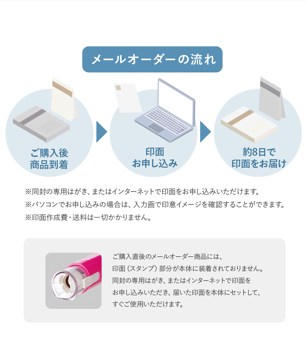 シャチハタ ペアネーム(メールオーダー式)