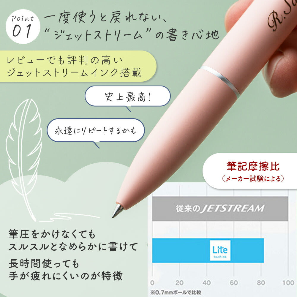 名入れ ジェットストリーム ライトタッチ インク 4&1
