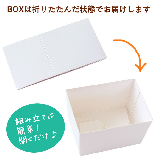 おなまえスタンプ専用 スタンドBOX(白)