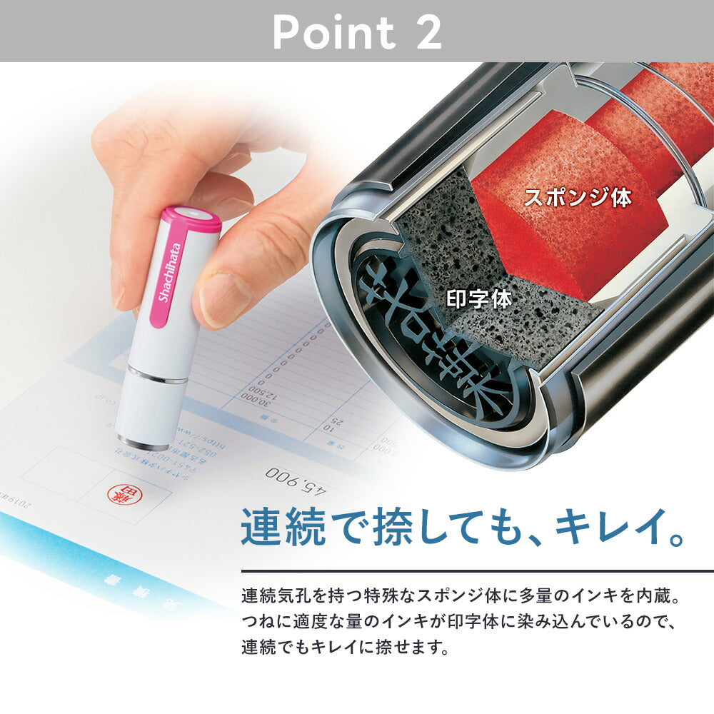 シャチハタ ネーム9 認印 9.5mm シヤチハタ はんこ 判子 印鑑 朱肉不要 ネーム印（メールオーダー式）