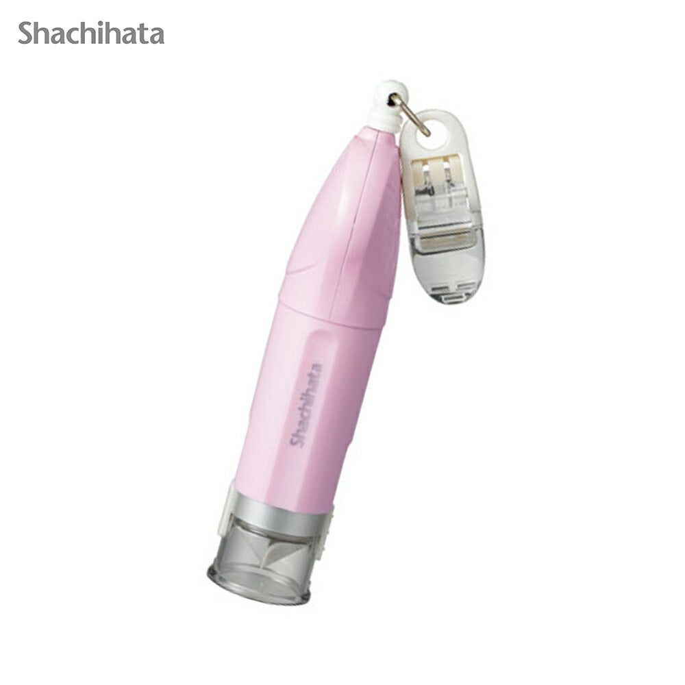 シャチハタ キャップレス9 リール式 認印 9mm ネーム印 リールストラップ クリップ付 キャップ不要（メールオーダー式）